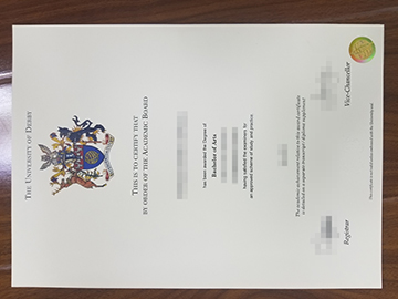 University of Derby degree certificate, fake University of Derby degree