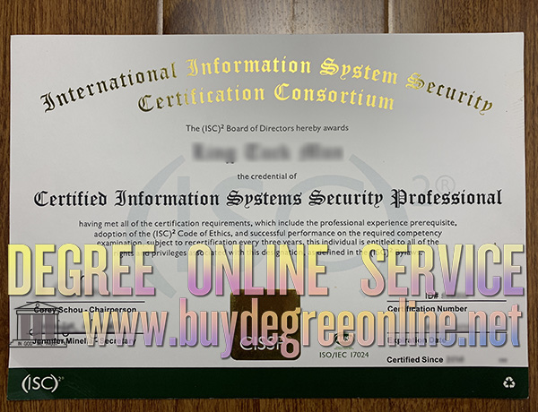 Information Security certificate