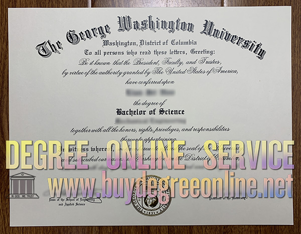 The George Washington University degree, GWU degree