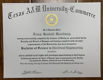 Texas A&M University-Commerce Degree Sample In The U.S