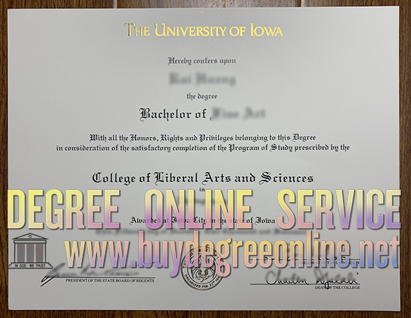 The University of Iowa degree