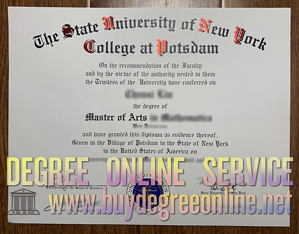 SUNY Potsdam degree