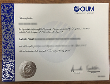 Where to Make a OUM degree, fake Open University Malaysia diploma