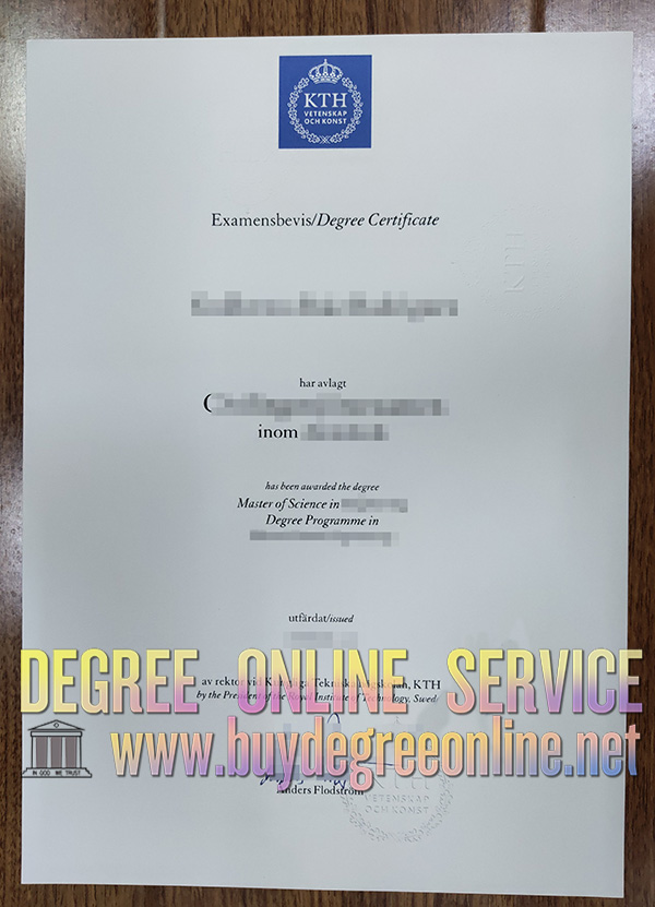 KTH diploma, KTH degree,