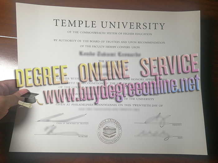 Temple University degree