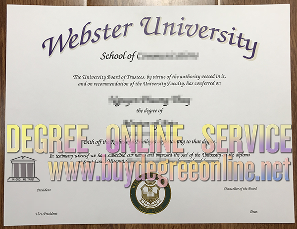 Webster University deree