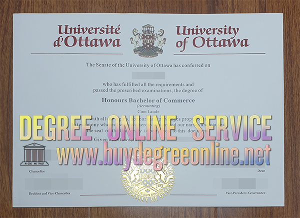 University of Ottawa Diploma.