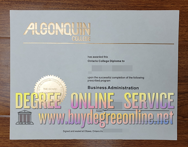 Algonquin college degree