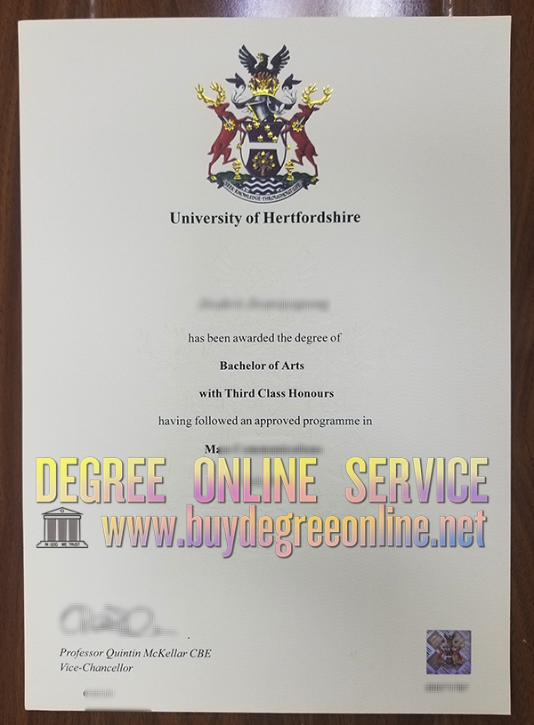 University of Hertfordshire diploma