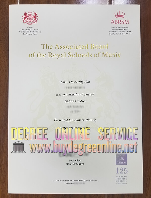 ABRSM best certificate