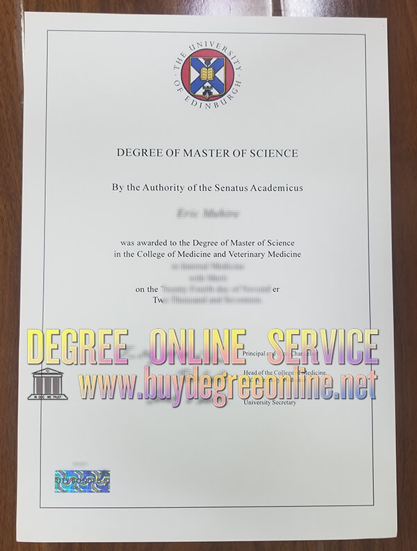 The university of edinburgh msc computer science degree