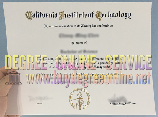 California Institute of Technology diploma