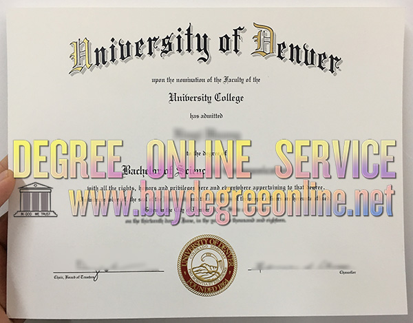 University of Denver diploma