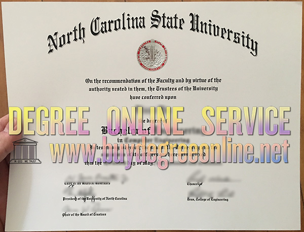 North Carolina State University diploma