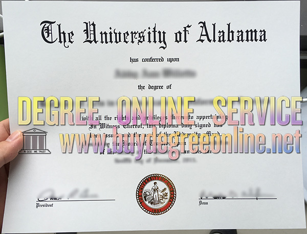 The University of Alabama degree