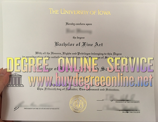 The University of Iowa degree