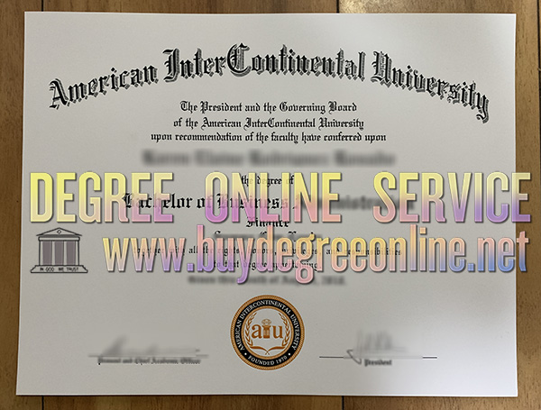 America Intercontinental University degree