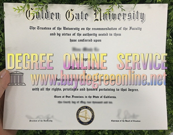 Golden Gate University degree