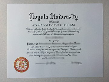 How Do I Order The Loyola University Degree Certificate Online In Chicago?