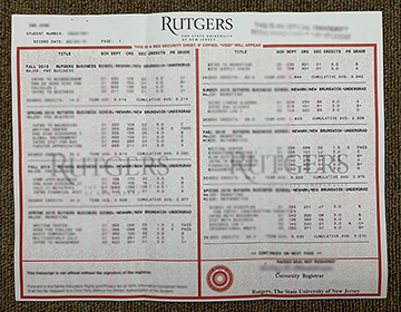 Where To Buy Rutgers University The State Of New Jersey Transcript ?