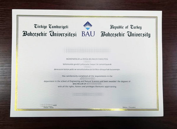 What Are The Relevant Methods For Making A Bahçeşehir University (BAU) Degree Certificate?