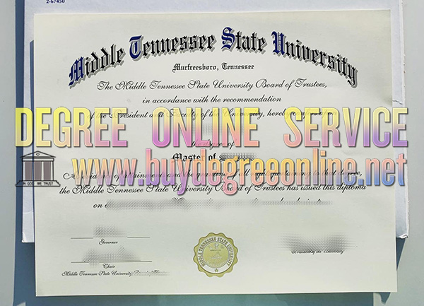 Middle Tennessee State University degree