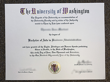 The University of Washington Fake Diploma, purchase a fake UW degree