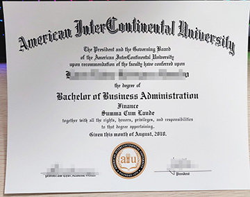 How much to get a fake American Intercontinental University (AIU) diploma