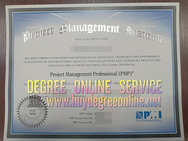 PMP certificate