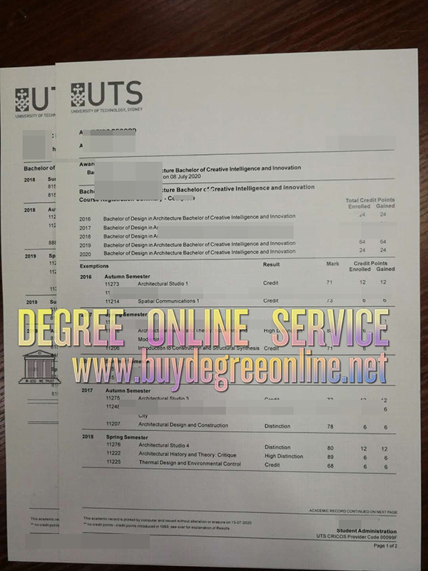 UTS-transcript