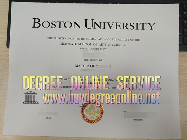 Boston University diploma