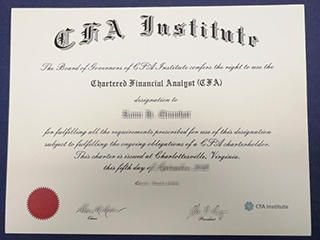 Buy CFA Institute certificate, Chartered Financial Analyst Institute certificate