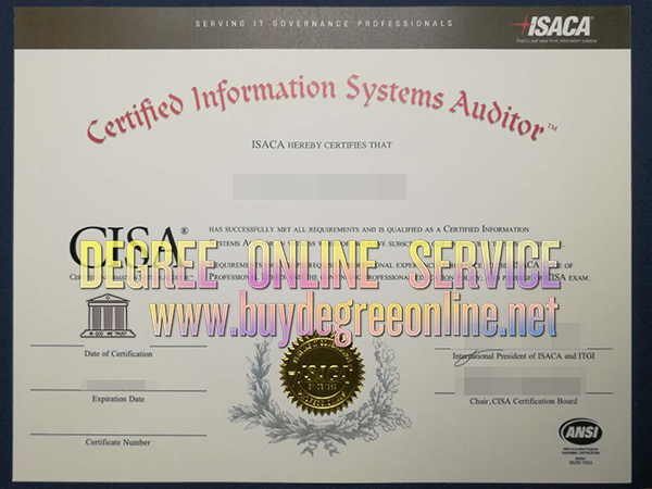 CISA certificate