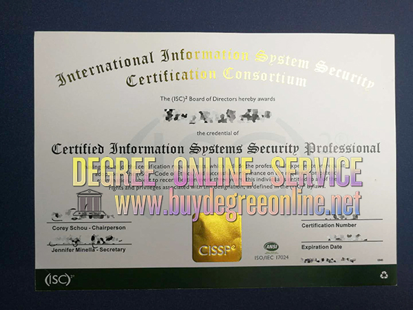 CISSP certificate