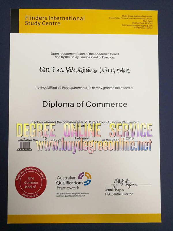 Flinders International Study Centre Diploma of Commerce