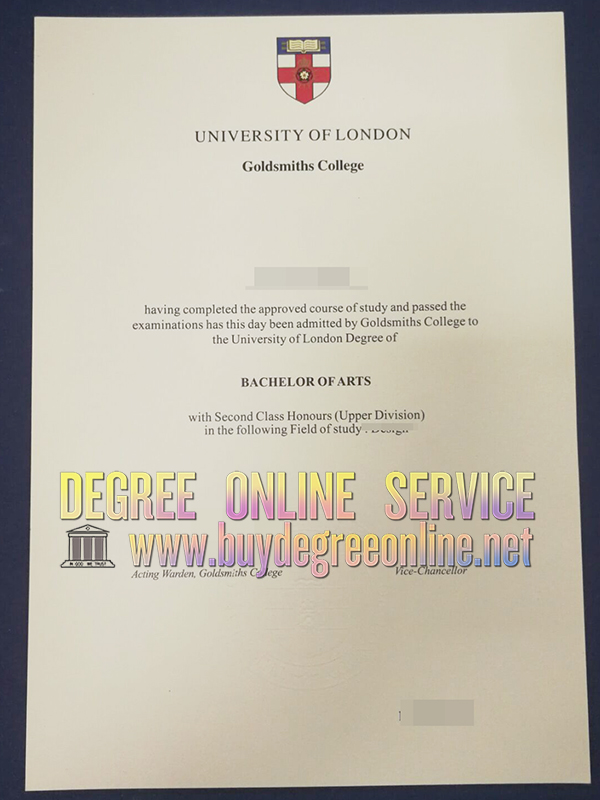 Goldsmiths College degree