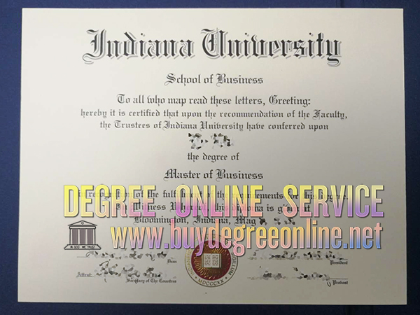 Indiana University diploma