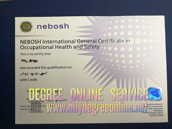 Nebosh certificate