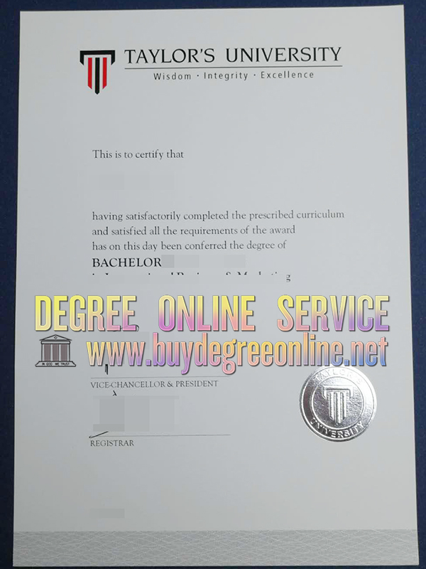 Taylor's university degree