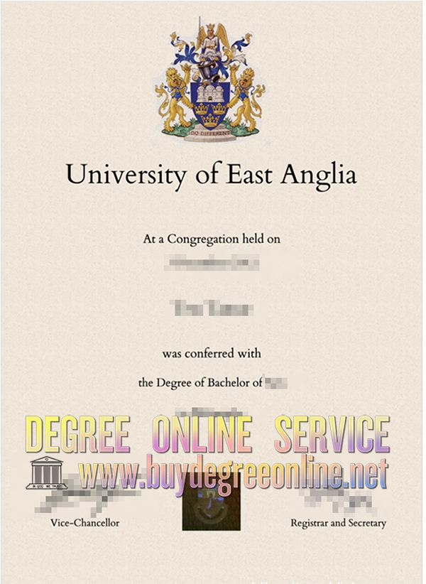 University of East Anglia degree