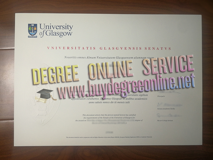 University of Glasgow diploma