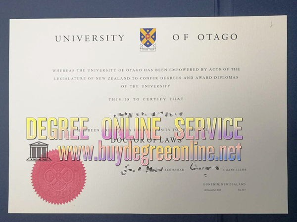 University of Otago degree