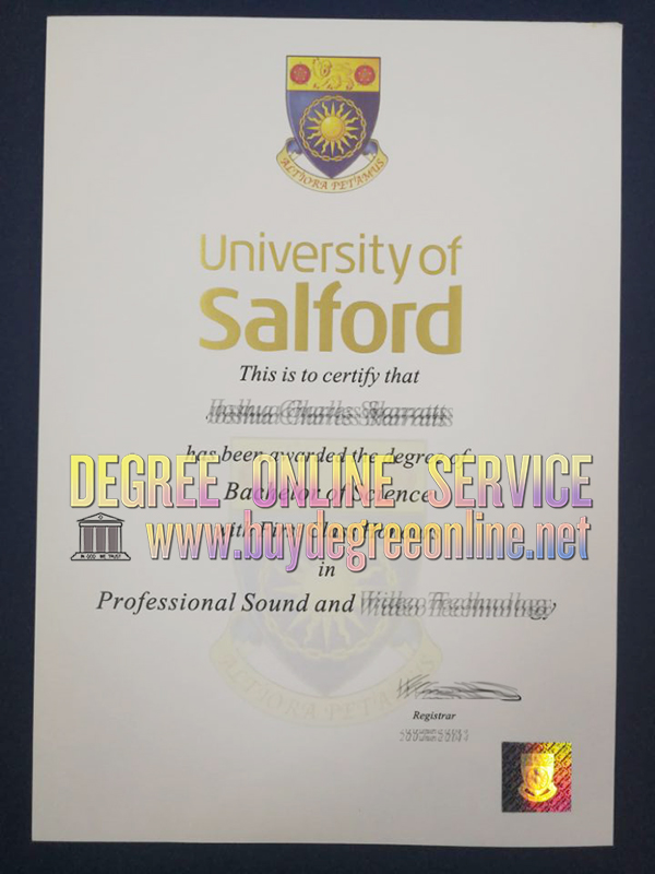  University of Salford degree