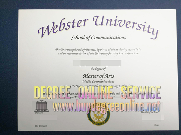 Webster University degree