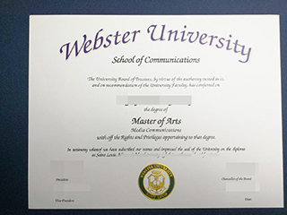 How to make a Webster University degree look as same as real ones