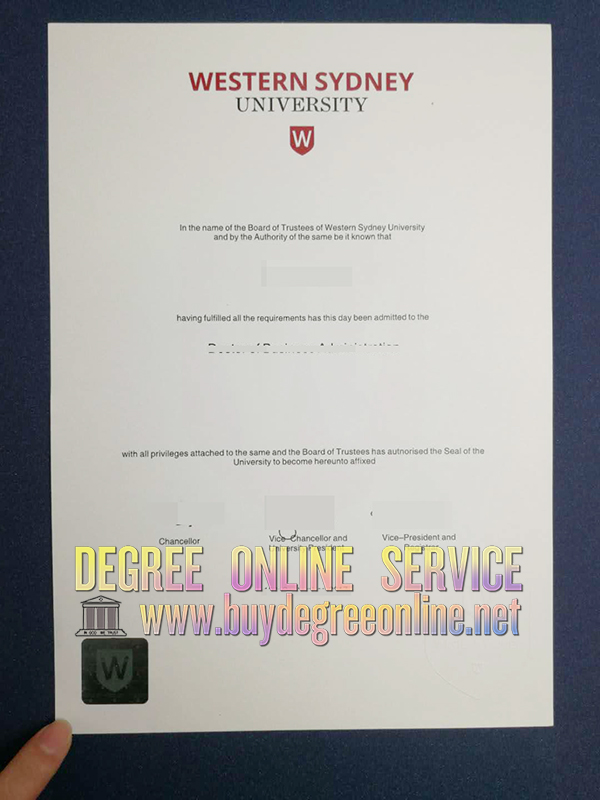 Western Sydney University diploma