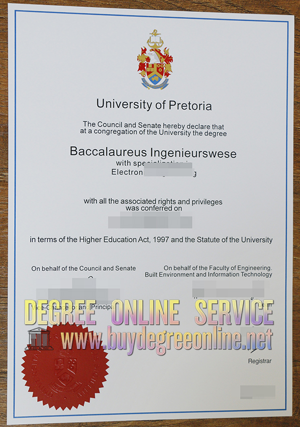 university of Pretoria diploma