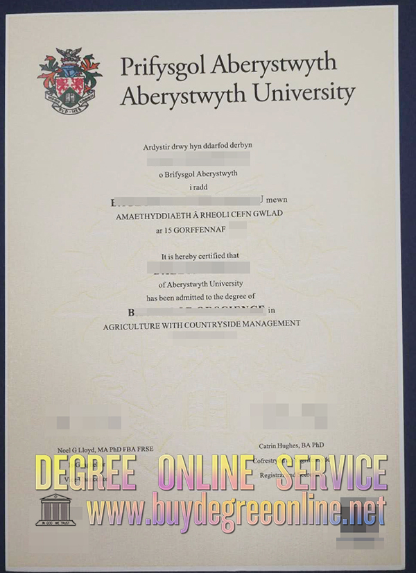 Aberystwyth University degree