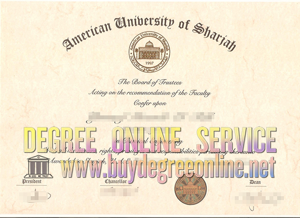 American university of Sharjah degree