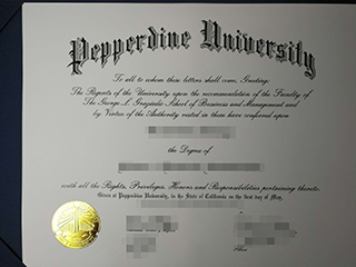 The reliable website to get a fake Pepperdine University diploma, buy fake PPD degree online